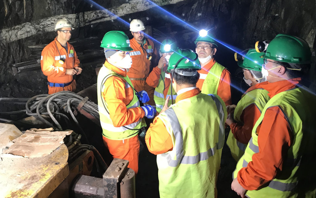 Besuch der Kongressabgeordneten in der Panasqueira-Mine