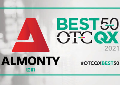 Almonty Industries wird in die „OTCQX Best 50 2021“ gewählt